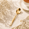 Blaze TPO Gold 6-Piece Stainless Steel Golden Dessert Spoon Set