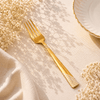 Blaze TPO Gold 6-Piece Stainless Steel Golden Dessert Fork Set