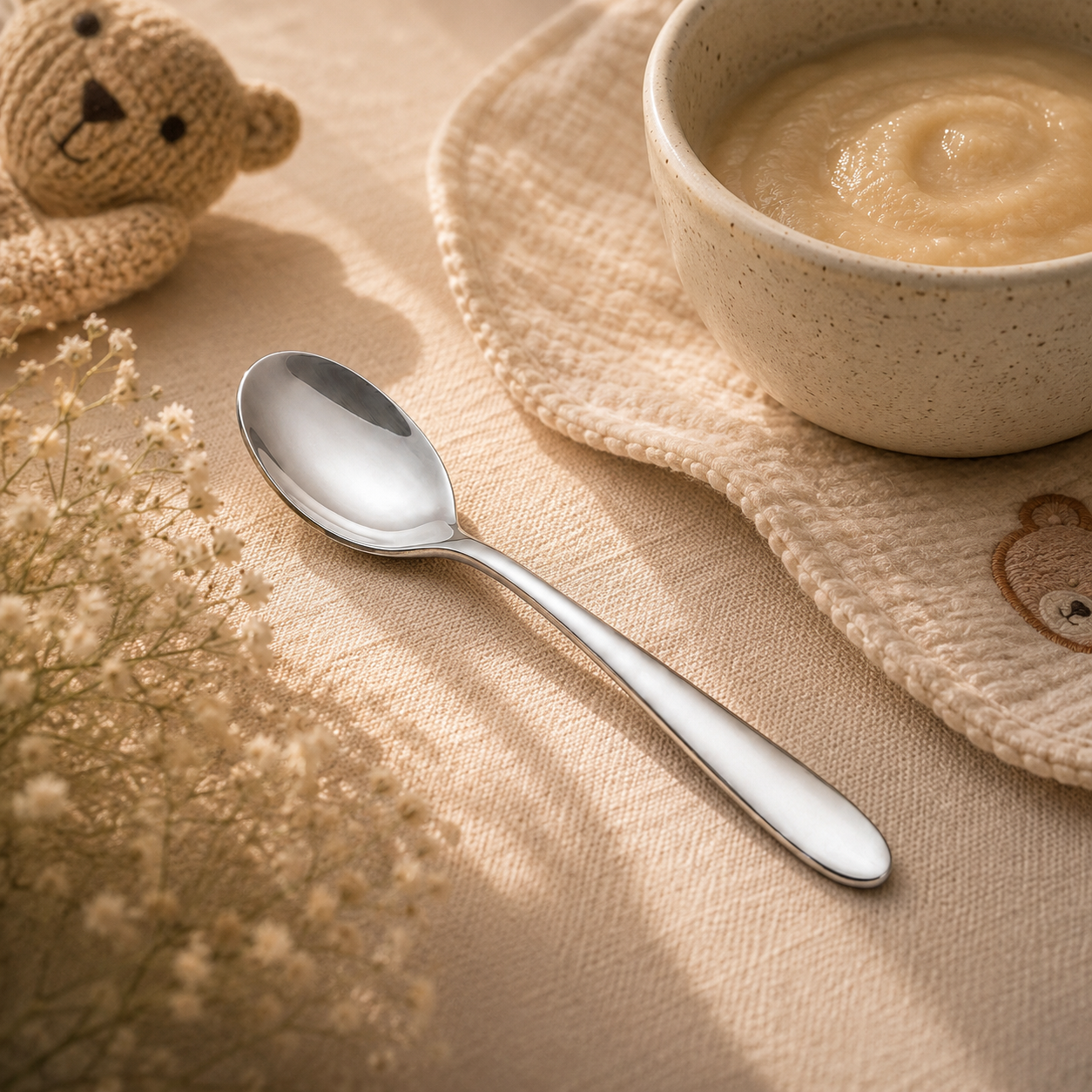 Value 6-Piece Stainless Steel Silver Baby Spoon Set