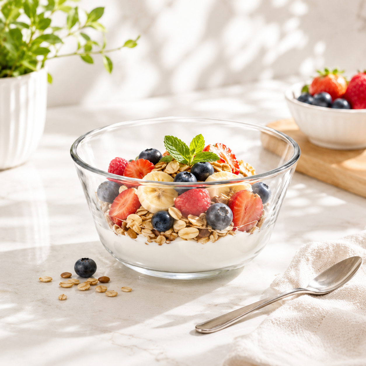 Delisoga V-Shaped Glass Bowls