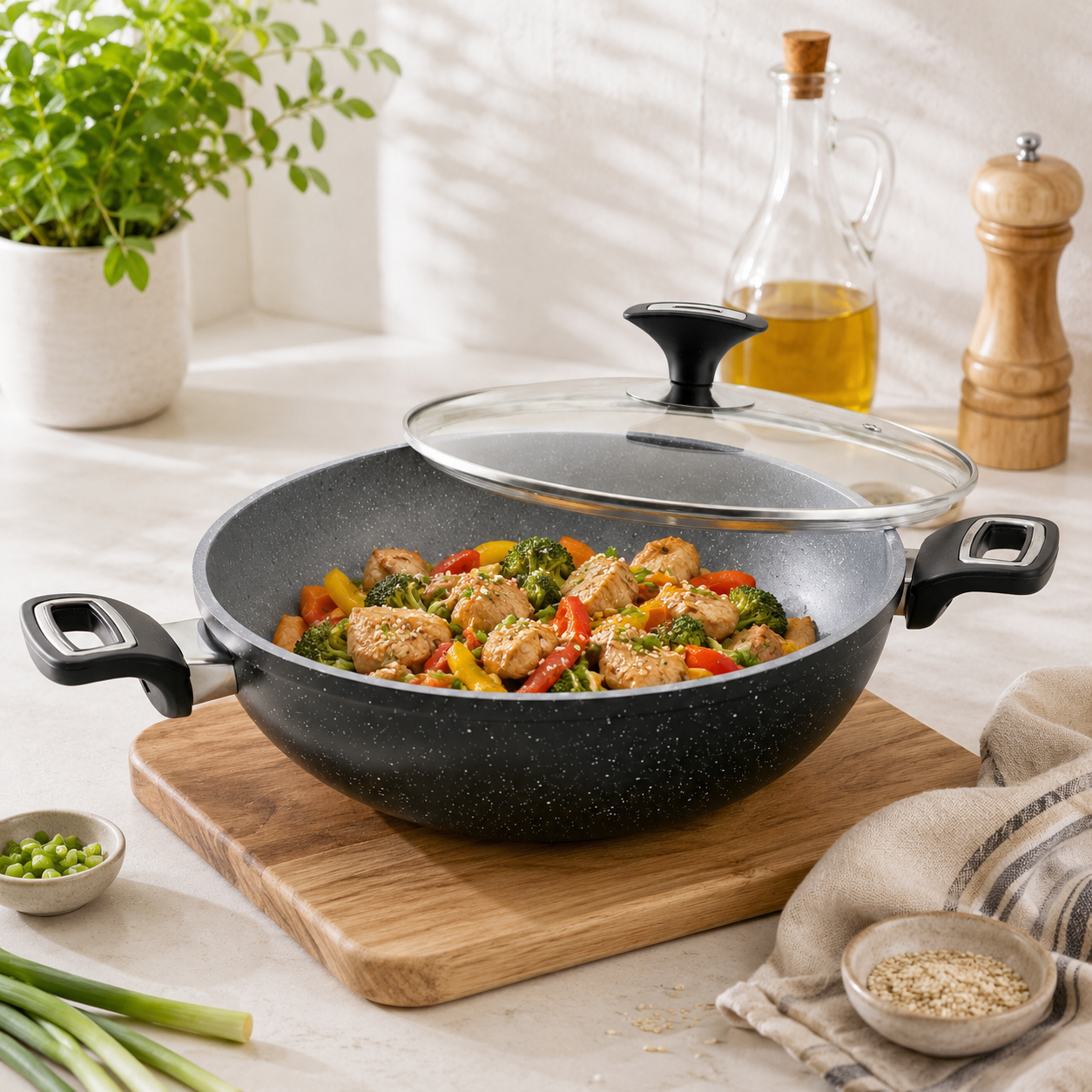 Prestige Lion 26 cm Non Stick Induction Karei