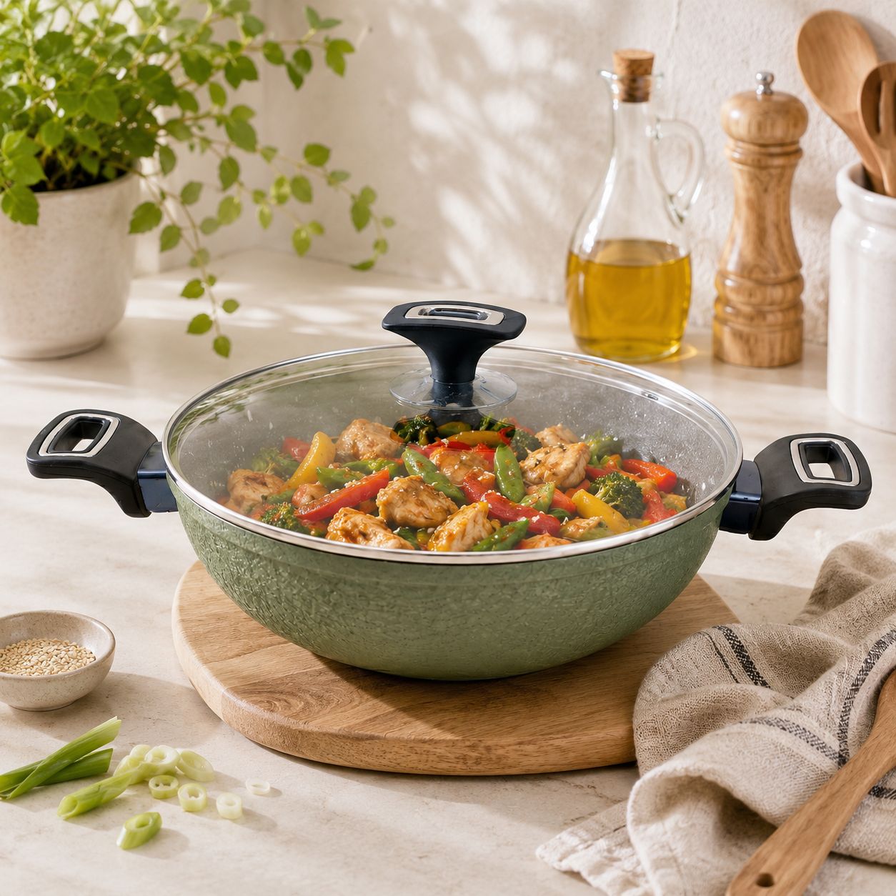 Prestige Lion 26 cm Non Stick Induction Karei