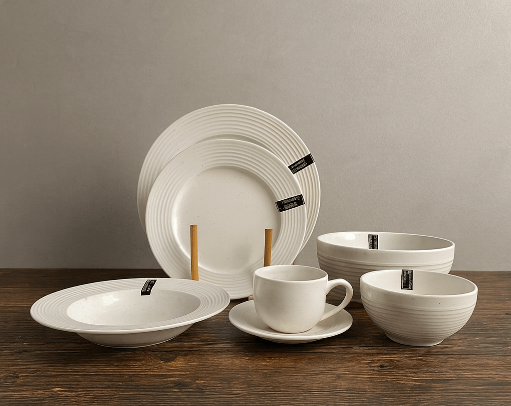 38-Piece Danny Home Dinner Set White