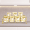 7-Piece Ceramic Spice Jar Set White