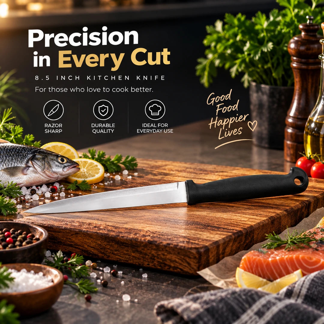 Kiwi 195 Stainless Steel Knife | 8.5-Inch