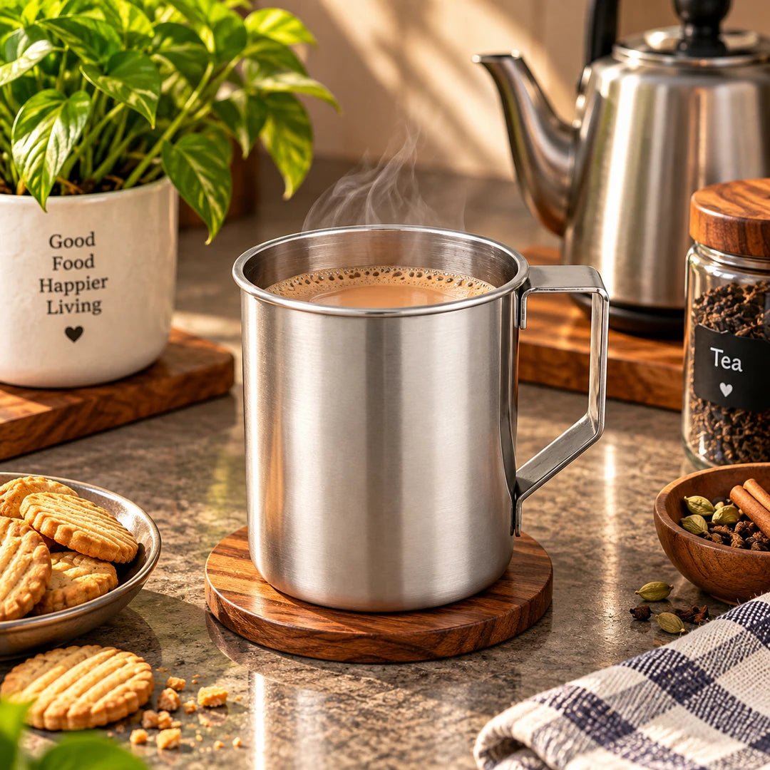 Stainless Steel Utility Mug with Handle | 5 Sizes | 950 ML