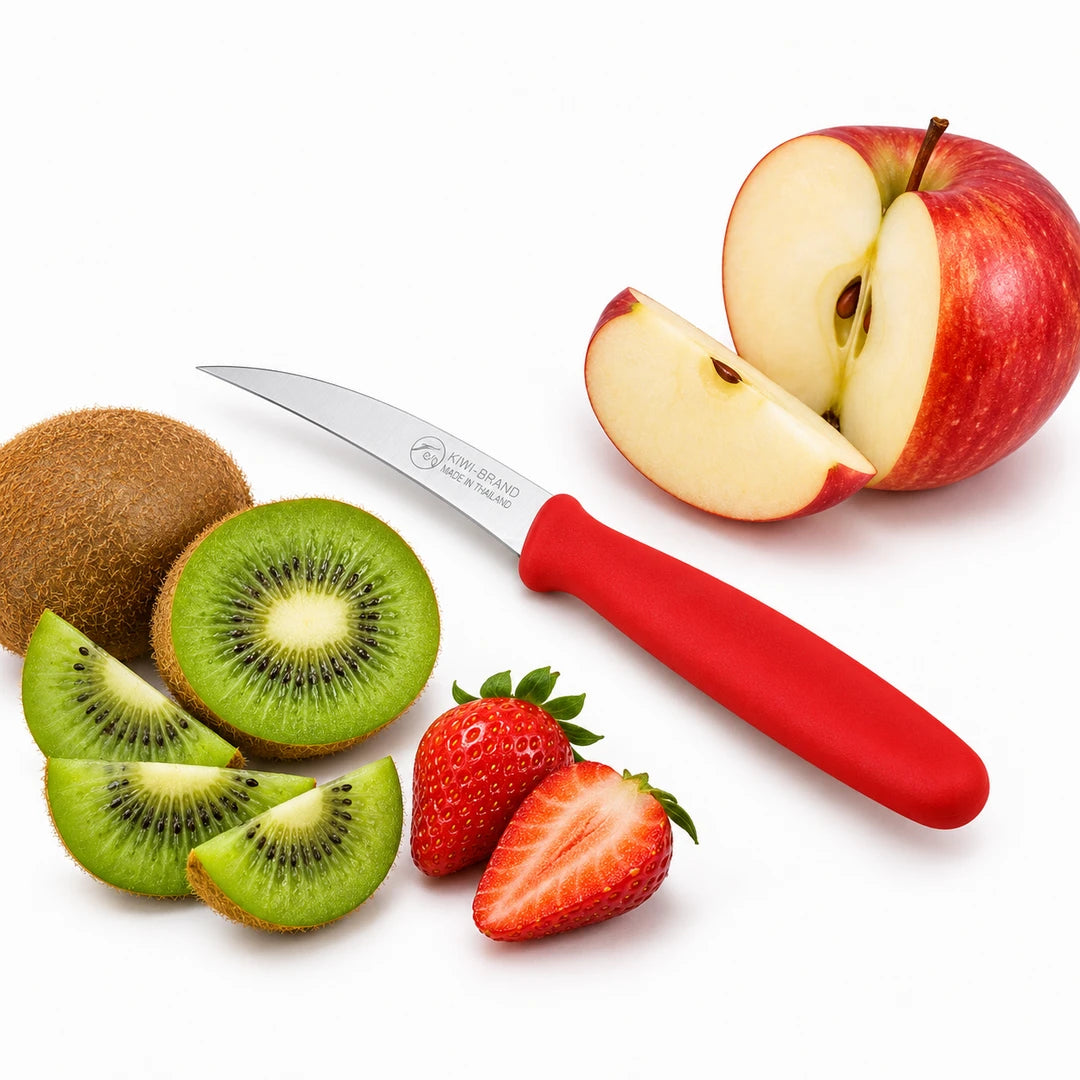 Kiwi 001 Stainless Steel Fruit Carving Knife | 6.5-Inch