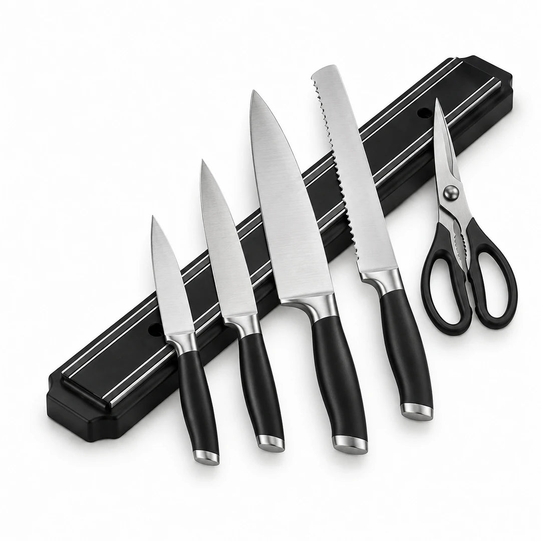 Chef Magnetic Knife Holder - 38 CM | Black