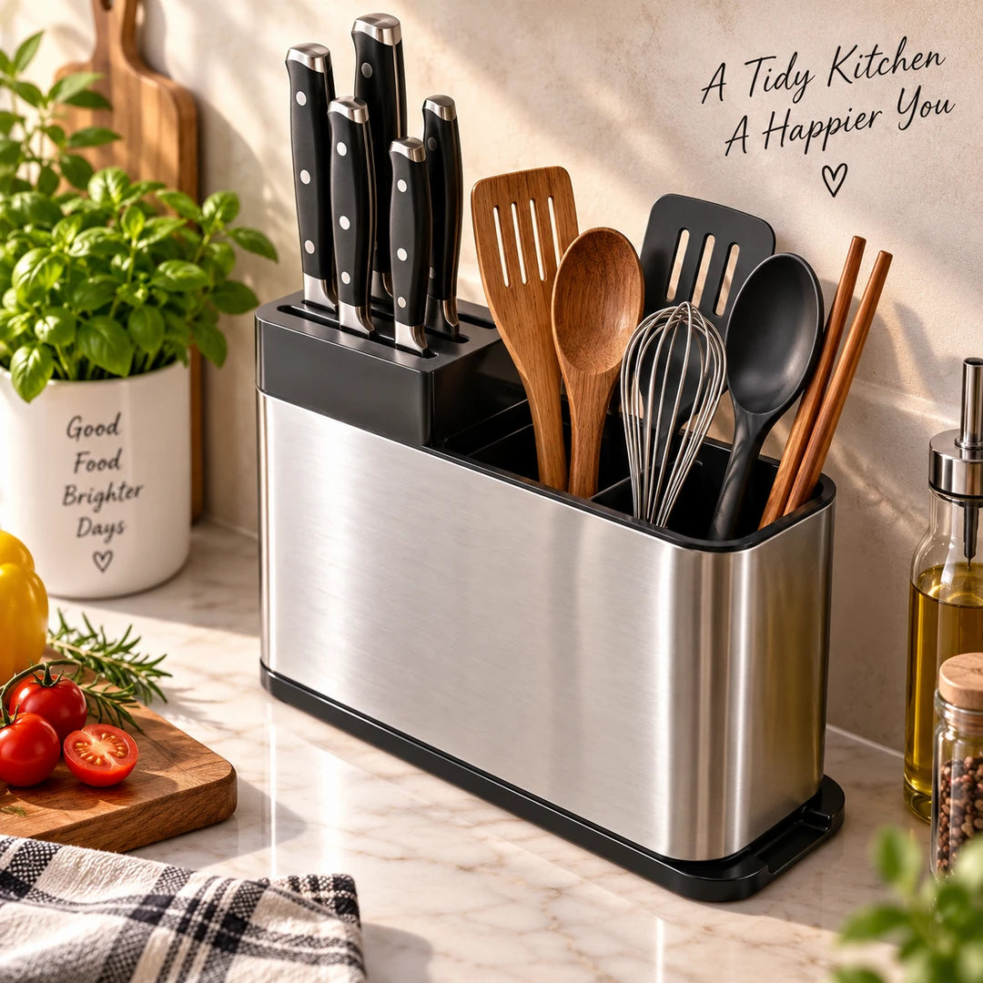 Sinoart Stainless Steel Utensil Holder