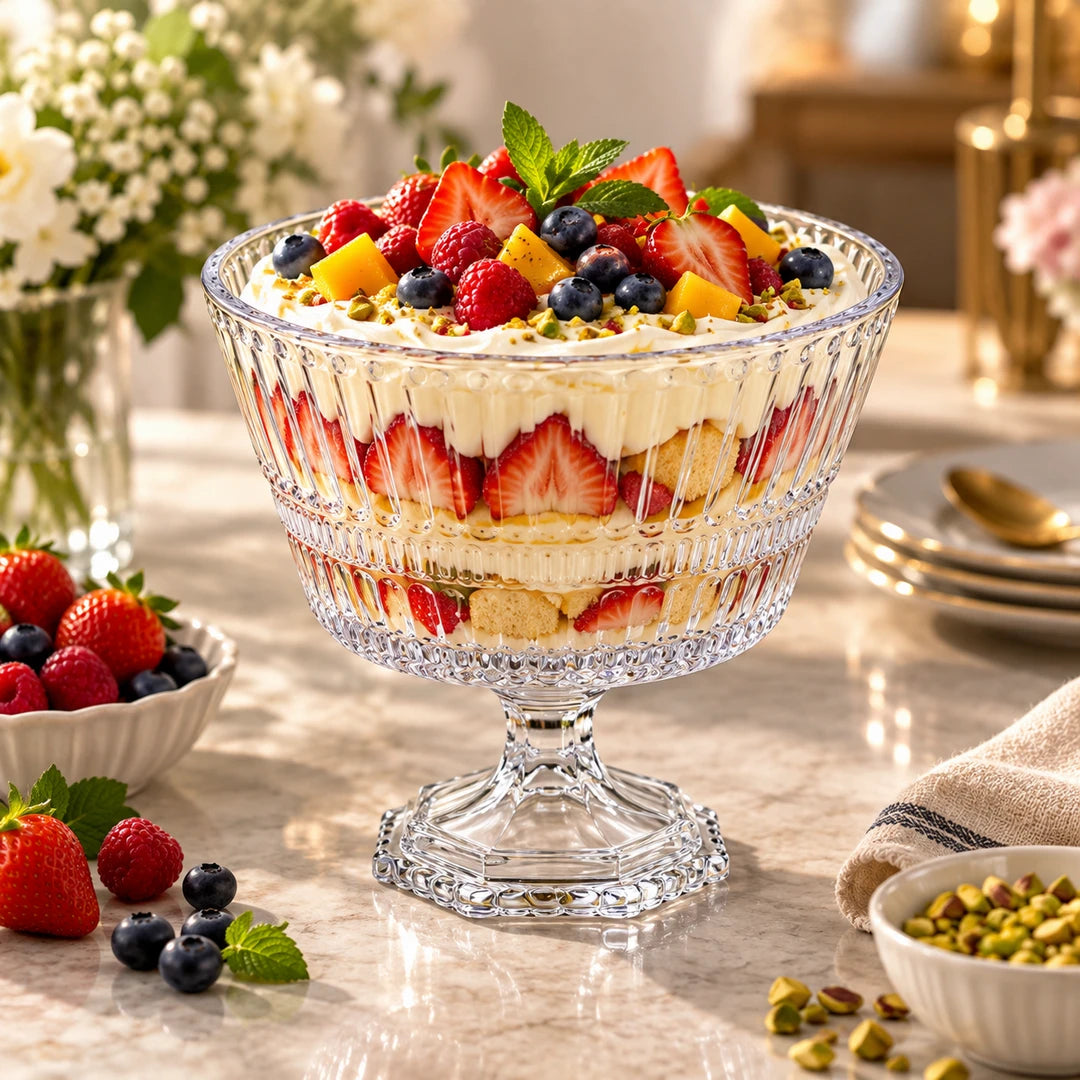 Ace Glass Trifle Bowl | 7-Inch