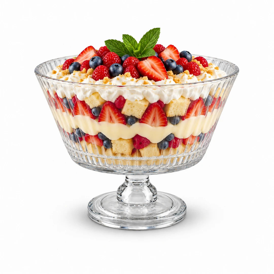 Ace Glass Trifle Bowl | 8-Inch