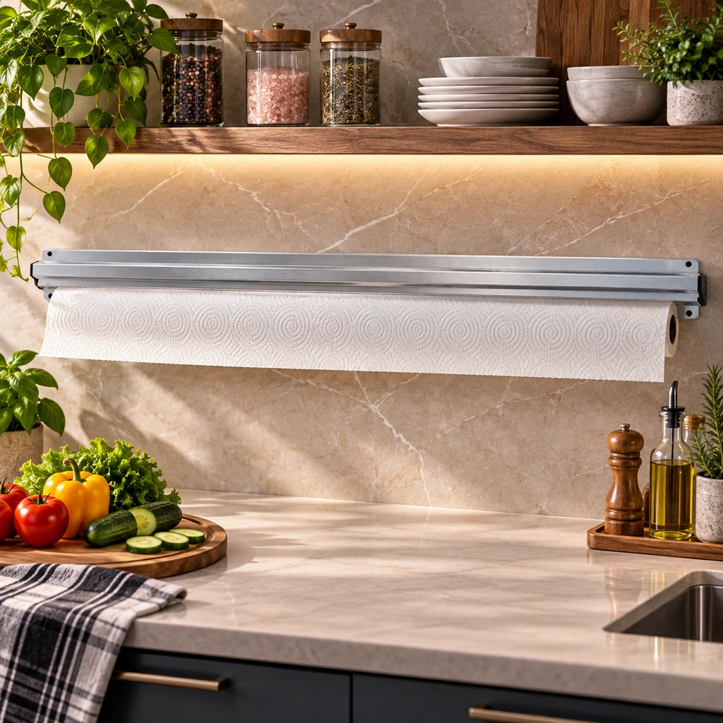 Mart Stainless Steel Magnetic Paper Holder | 60, 90, 120 Cm