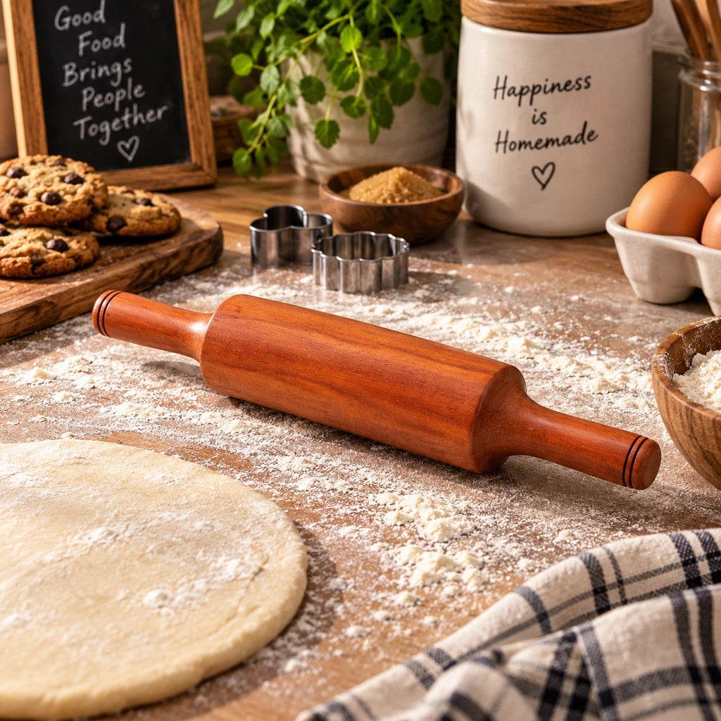 Classic Wood Rolling Pin | 8-16 Inch