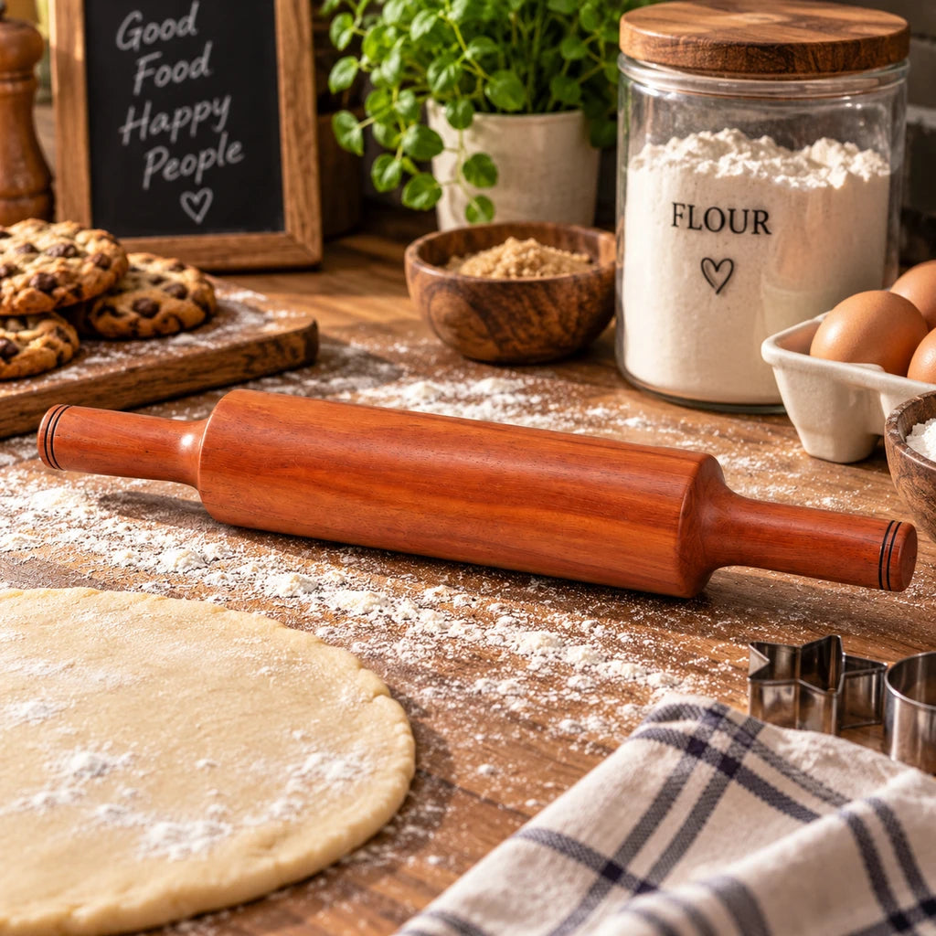 Classic Wood Rolling Pin | 8-16 Inch