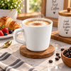 PC Pastel White Ceramic Cup 250 ML