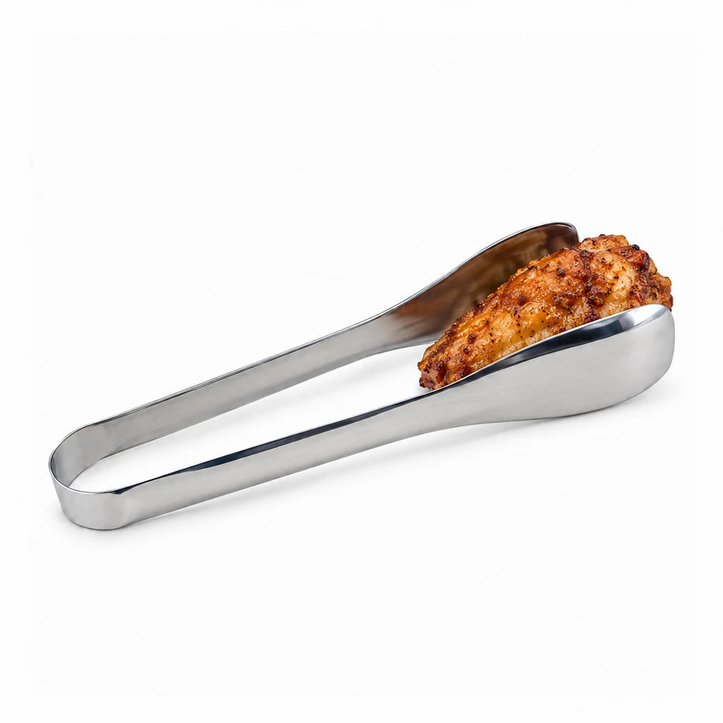 Blaze Wide-Paddle Stainless Steel Loop Tong – 9 Inch