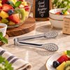 Blaze Perforated-Paddle Stainless Steel Mini Loop Tong – 6 Inch