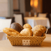 Prime Rectangular Bread Basket With Fabric