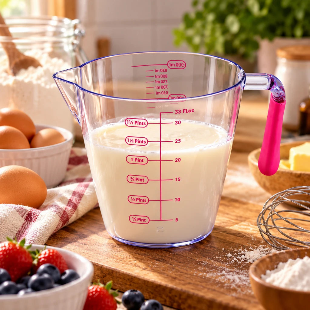 Best Glass Measuring Jug – 900 ml / 33 fl oz / 1½ pints