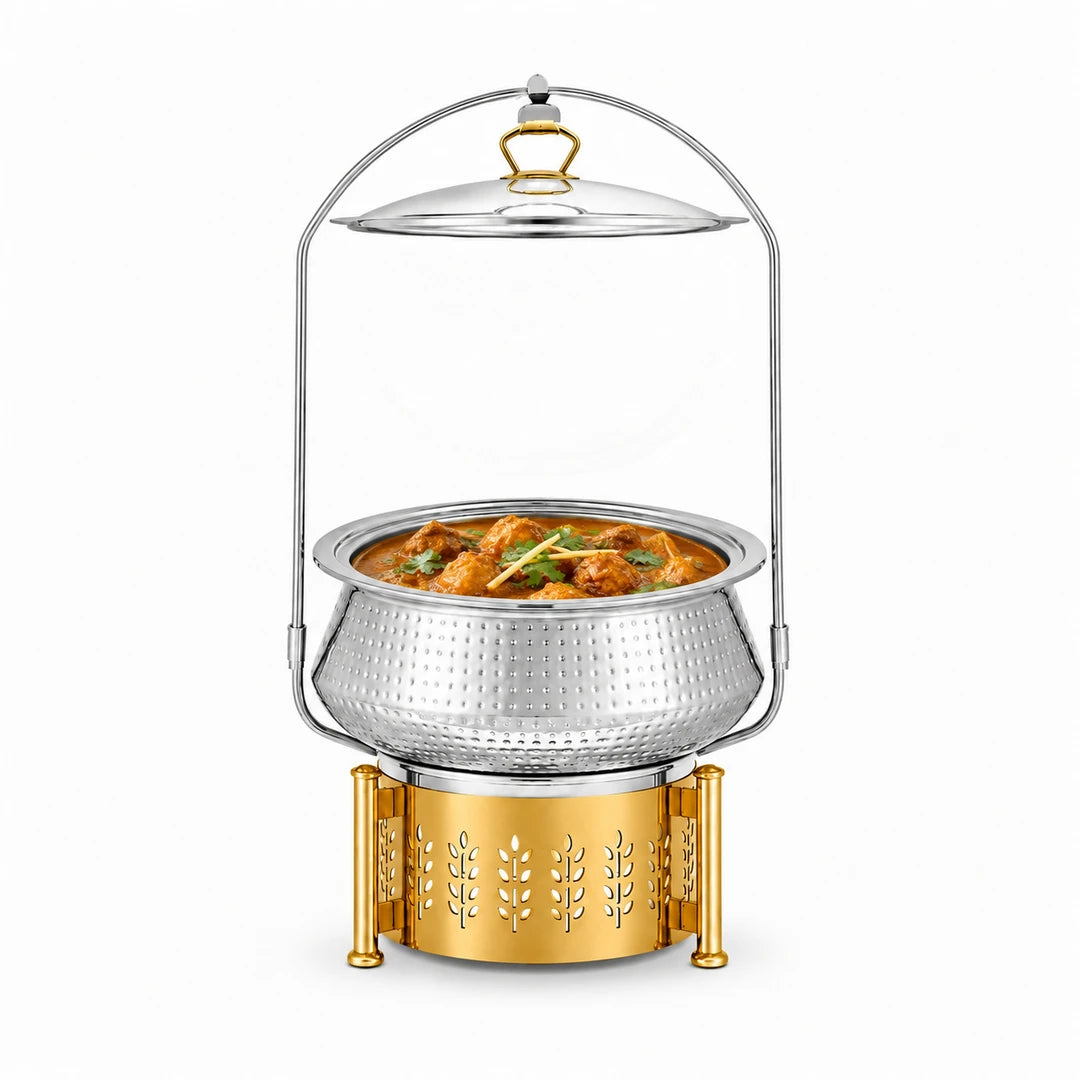 Victoria Handi-Style Hammered Round Chafing Dish | 20-32 cm