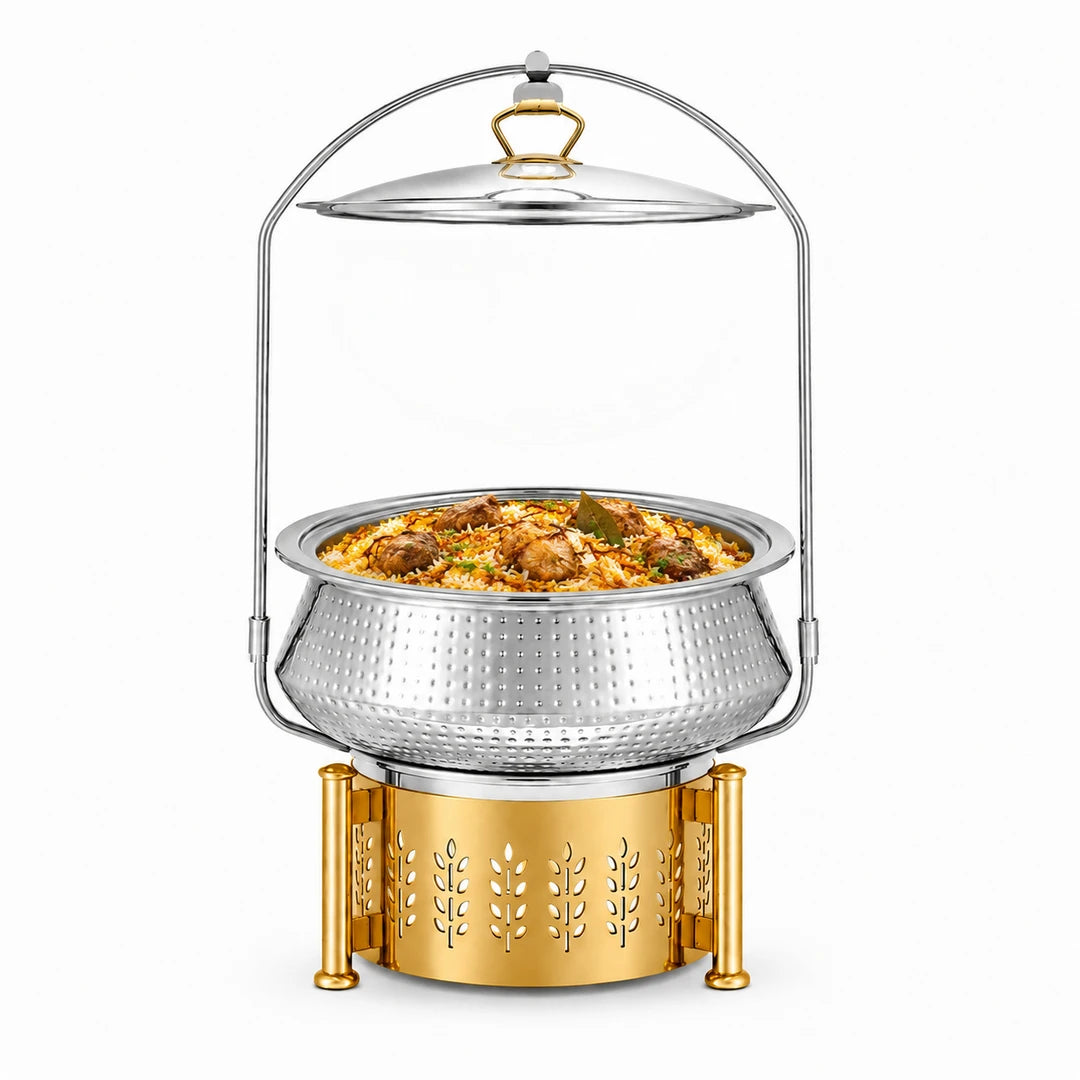 Victoria Handi-Style Hammered Round Chafing Dish | 20-32 cm