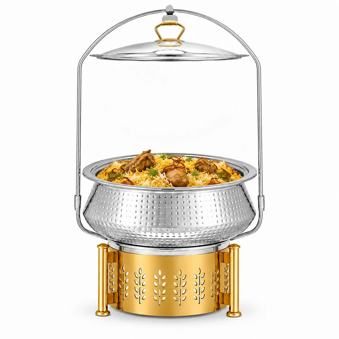 Victoria Handi-Style Hammered Round Chafing Dish | 20-32 cm