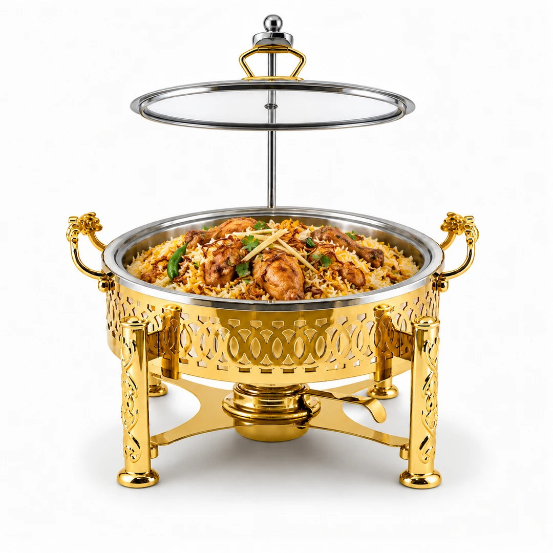Victoria Stainless Steel Round Chafing Dish | 20-32 Cm