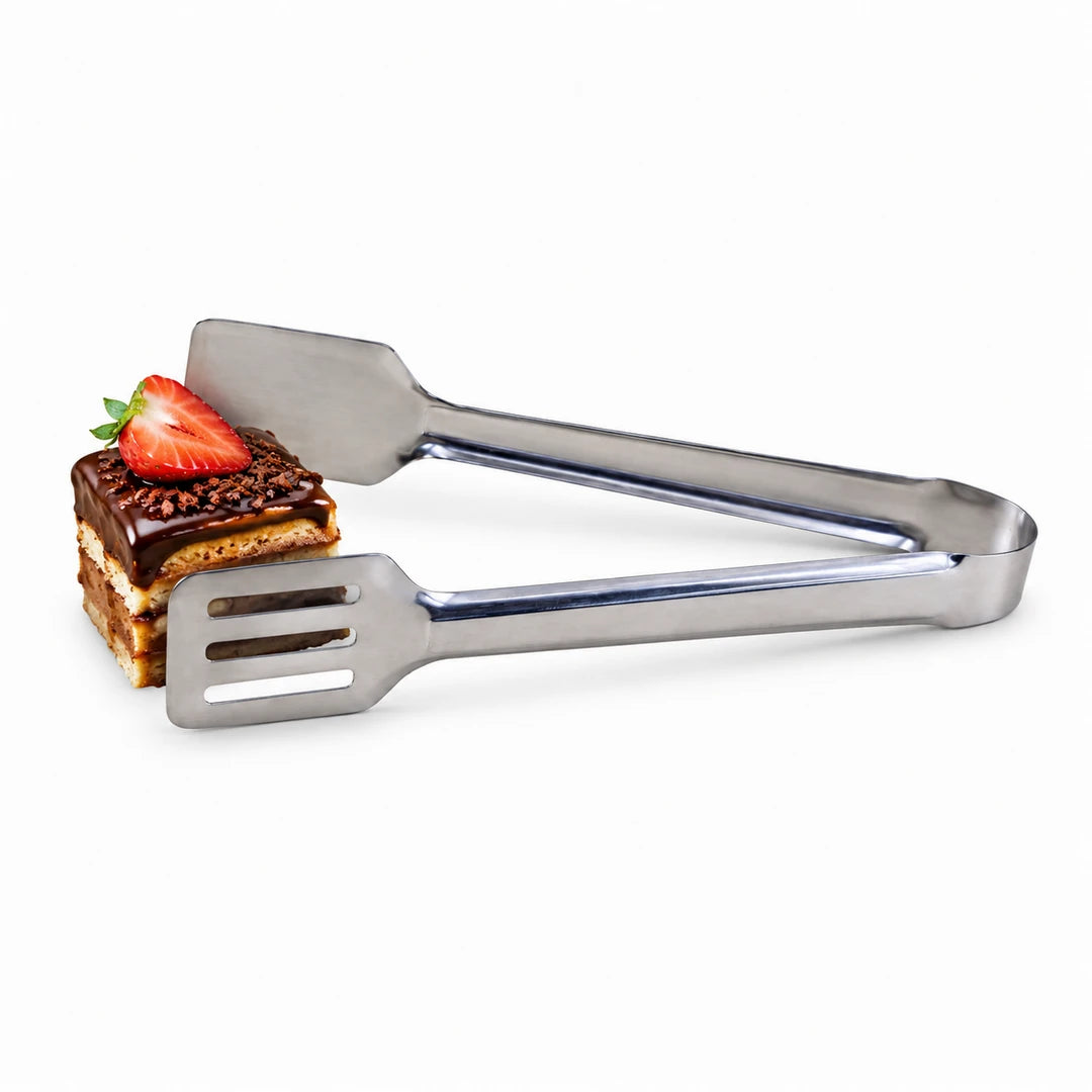 Blaze Stainless Steel Small Tong - 6.5 Inch | Dual-Sided