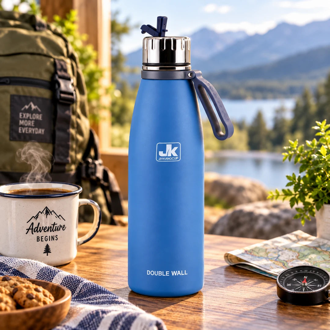 JIAKANGCUP 1100 ML Double-Wall Insulated Steel Vacuum Flask