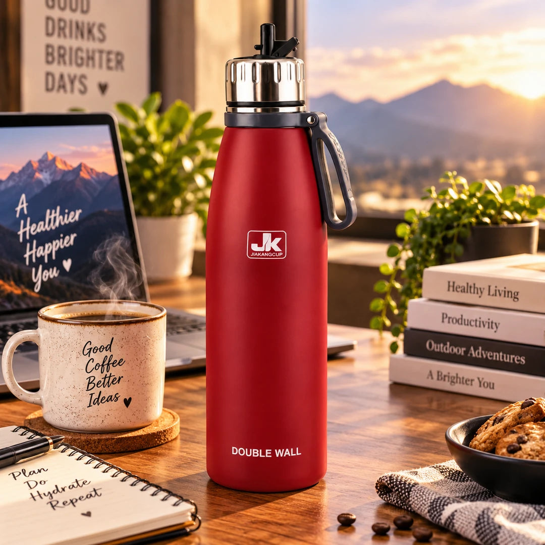 JIAKANGCUP 1100 ML Double-Wall Insulated Steel Vacuum Flask