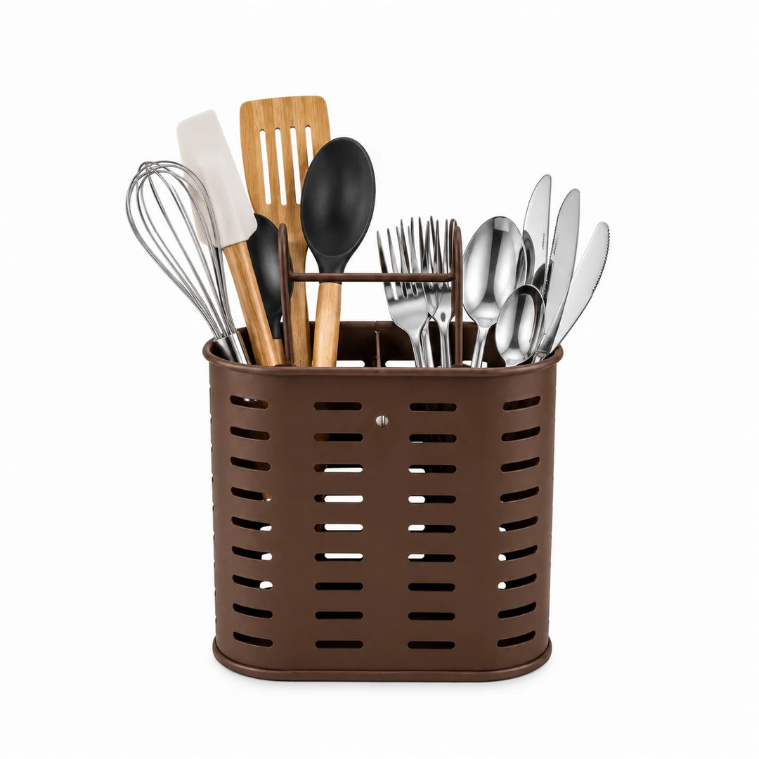 SK Copper Kitchen Utility Holder | 2 Compartments