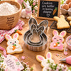 Vocen Stainless Steel Rabbit Cookie Cutter Set | For Cookies, Fondant & Pastry