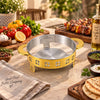 Oman Gold Coated Steel Serving Platter Stand | 20cm to 40cm