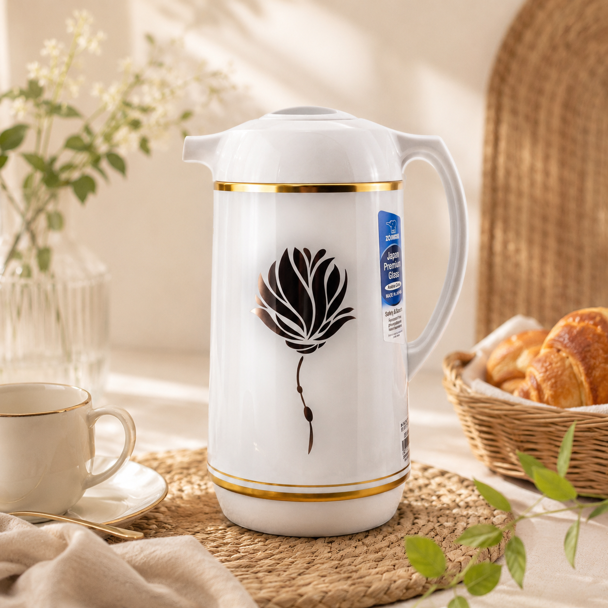 Zojirushi 1-Liter Glass Vacuum Flasks