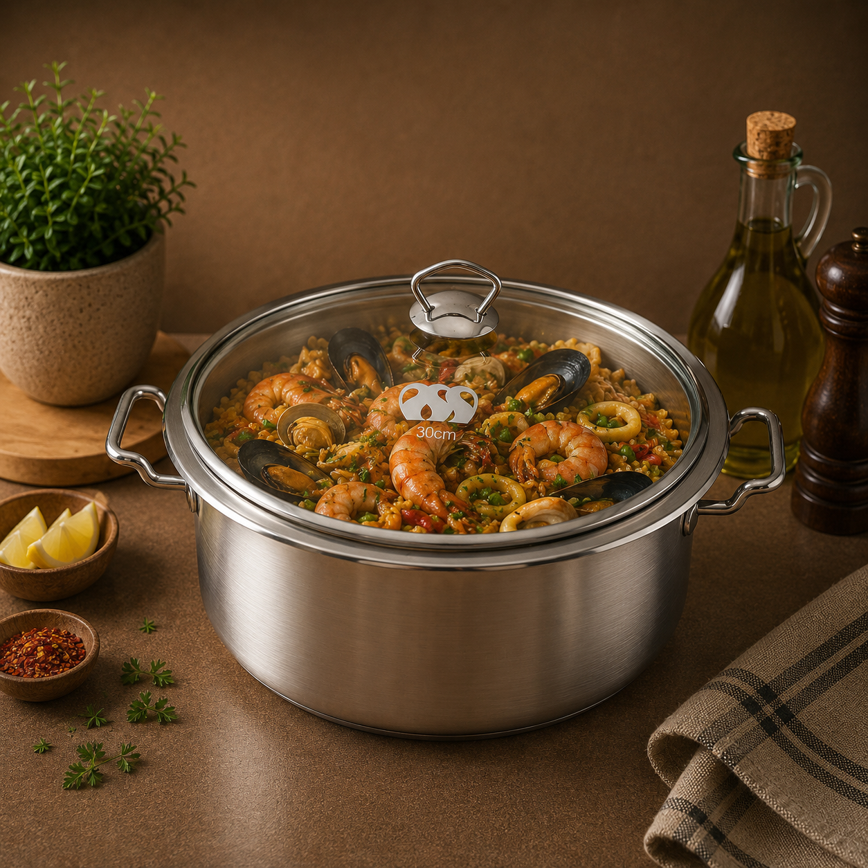 Alpha Stainless Steel Cooking Pot
