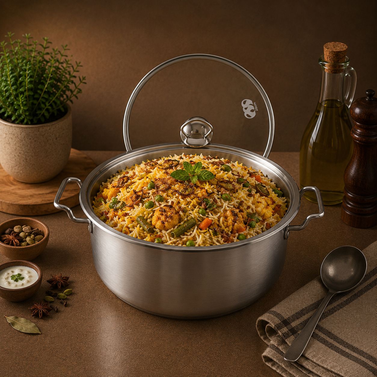 Alpha Stainless Steel Cooking Pot