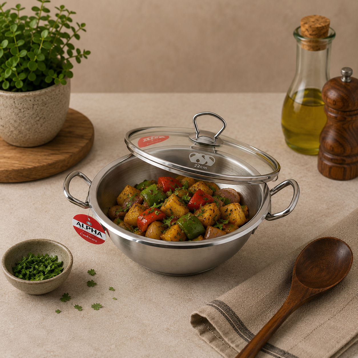 Alpha Stainless Steel Karie