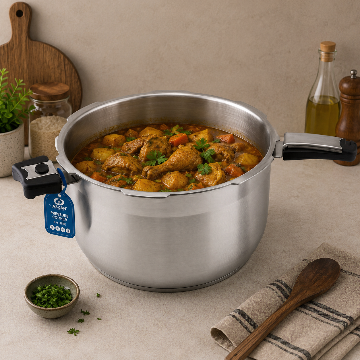 Alpha Stainless Steel Pressure Cooker