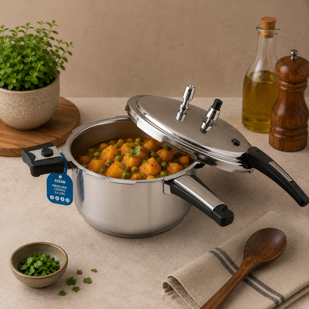 Alpha Stainless Steel Pressure Cooker