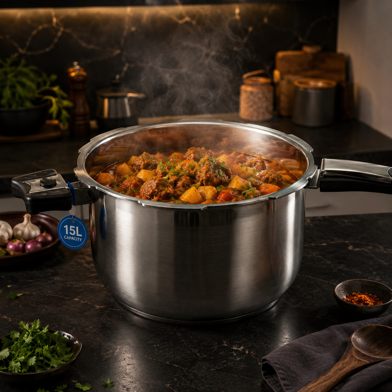 Alpha Stainless Steel Pressure Cooker