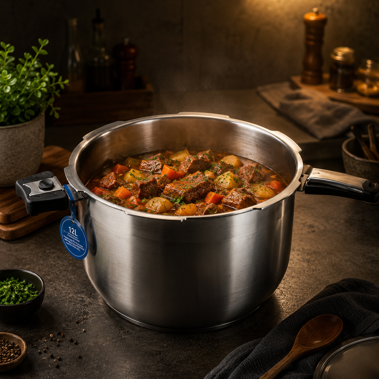 Alpha Stainless Steel Pressure Cooker