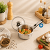Alpha Stainless Steel Sauce Pan (Induction)