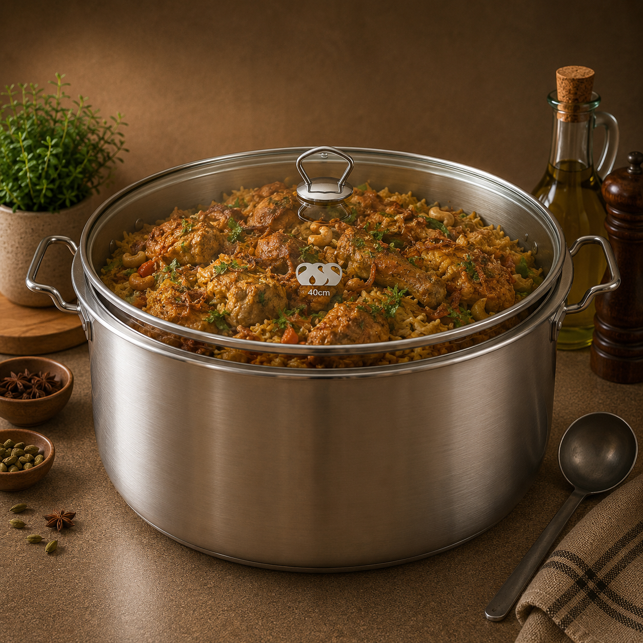Alpha Stainless Steel Cooking Pot
