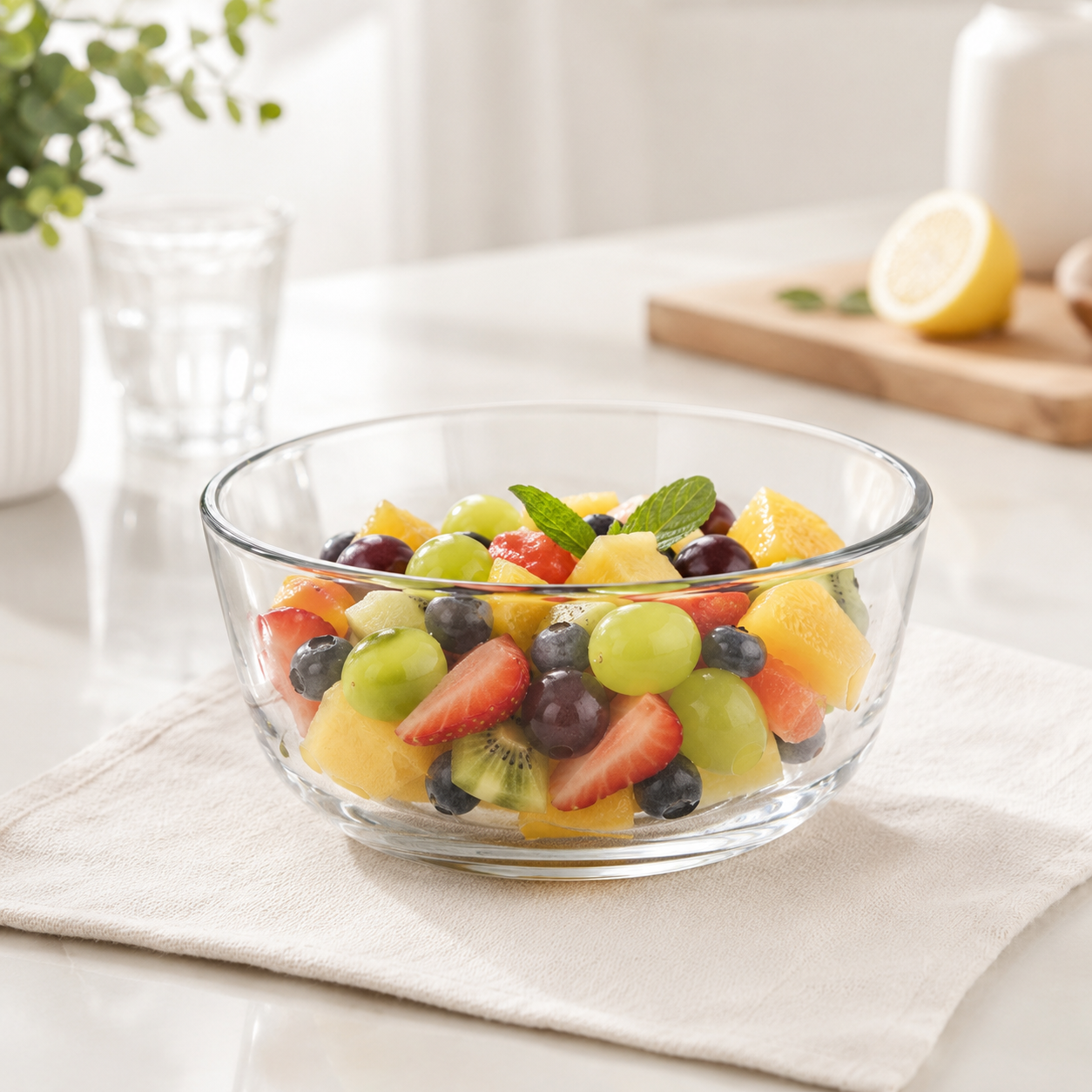Delisoga Round Glass Bowls
