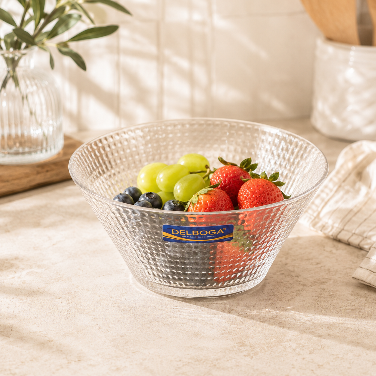 Delisoga 5-Inches Glass Sweet Bowl