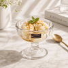 Delisoga 210 ml 6-Piece Glass Ice Cream Cup Set
