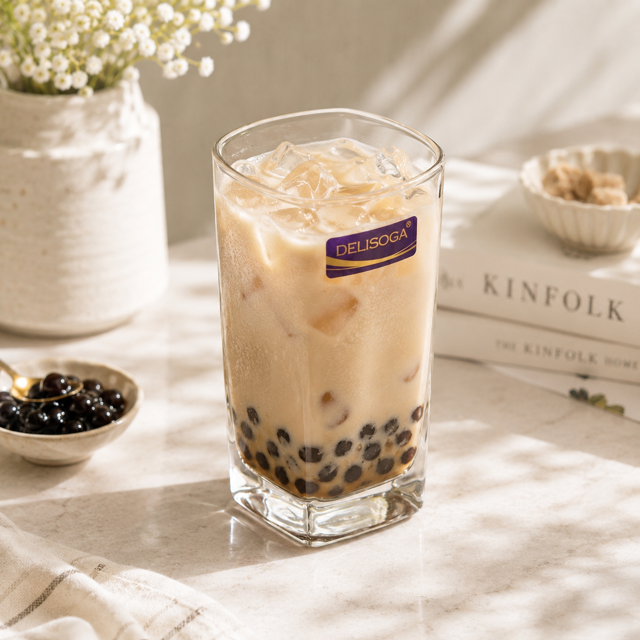 Delisoga 315 ml 6-Piece Hi Ball Square Glass