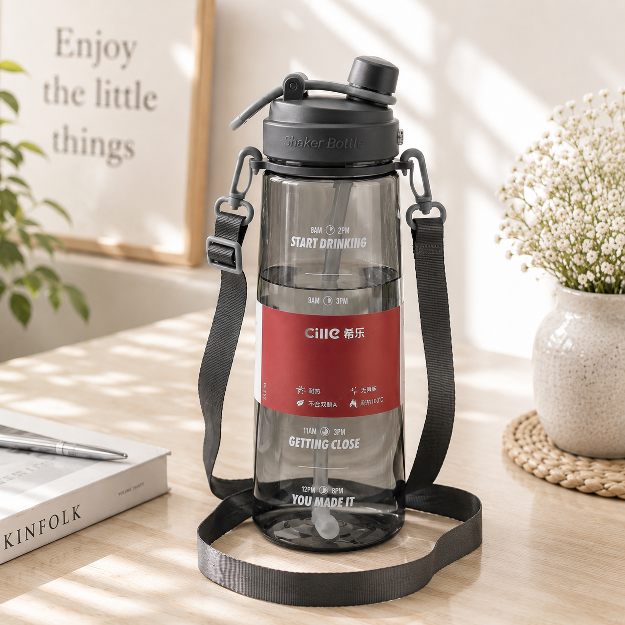 Cillie 2.2 Liter Water Bottles With Carry Straps