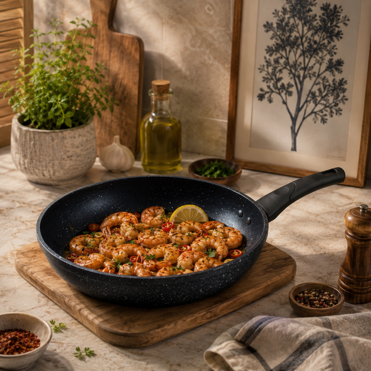 Prestige Lion 26 cm Non Stick Induction Fry Pan