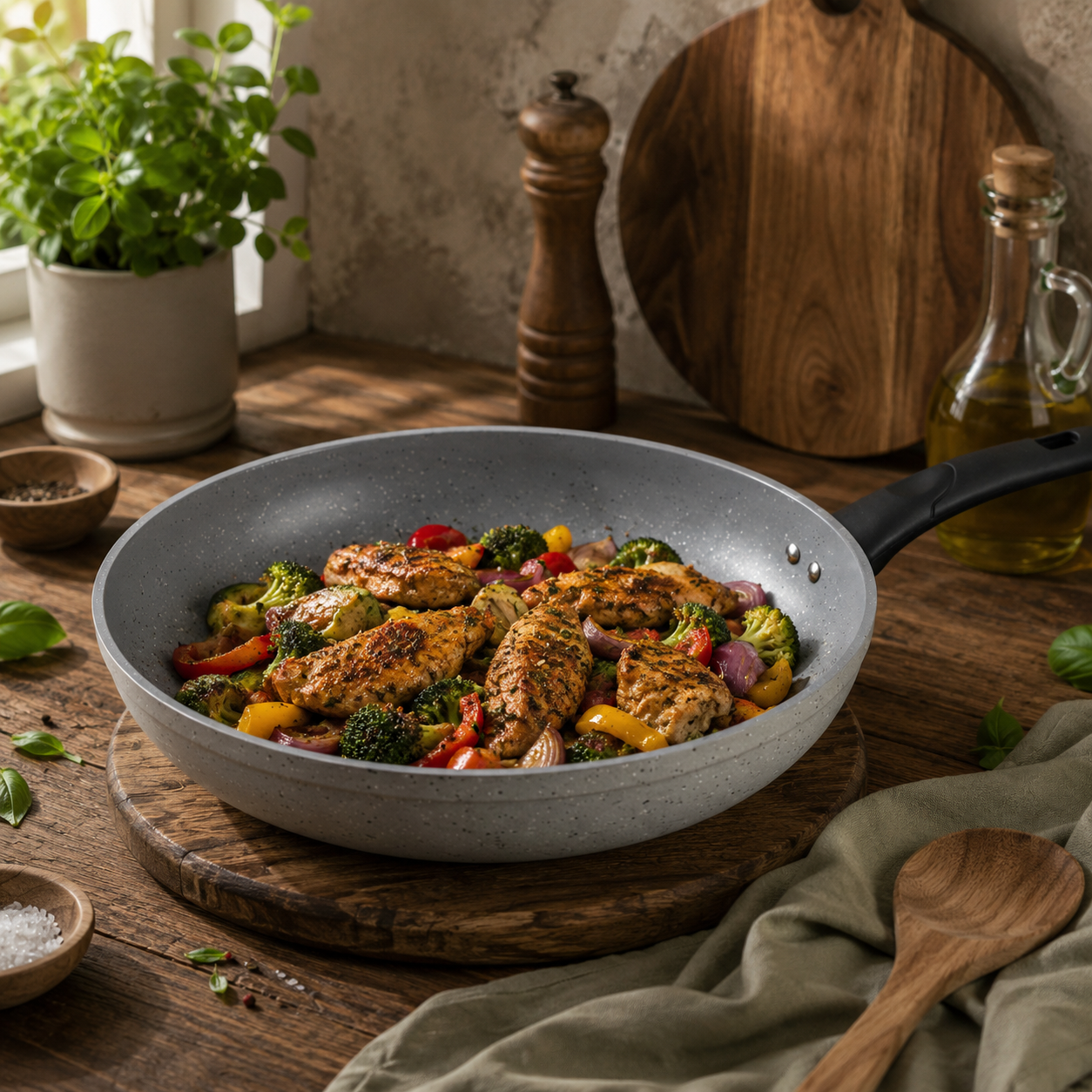 Prestige Lion 28 cm Non Stick Induction Fry Pan